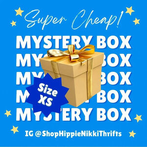 Mystery Box 5 lbs 4-7 items 4 CHEAP Womens Sz XS Tops Shorts Pants Dress Skirts